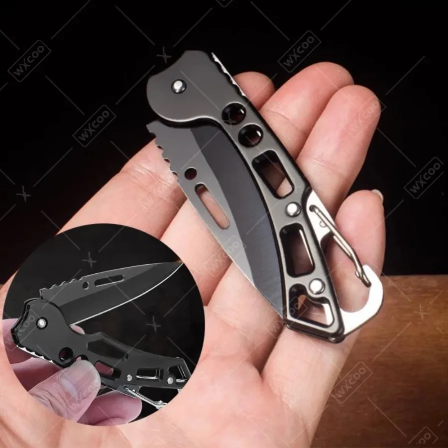 WXCOO Folding Knife Pocket Knife Kitchen Vegetable Knife Stainless Steel Fruit Peeler Meat Cleaver Tools Cooking Accessories
