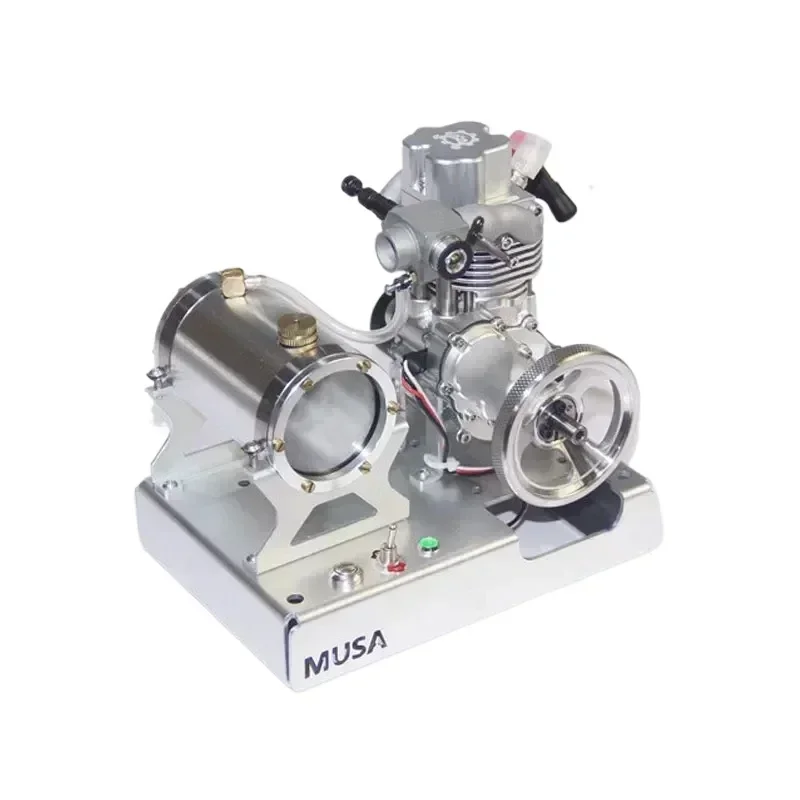 Jednocylindrowy silnik metalowy Model 8 CC czterosuwowy silnik benzynowy/metanolowy napęd zabawkowy Model laboratorium pomoce na