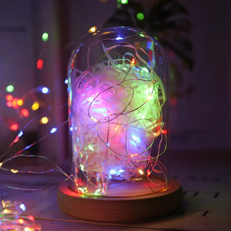 USB Powered Mini LED Fairy Lights Flexible Copper Wire String for Indoor Room Curtain Shelf Wedding Holiday Decor
