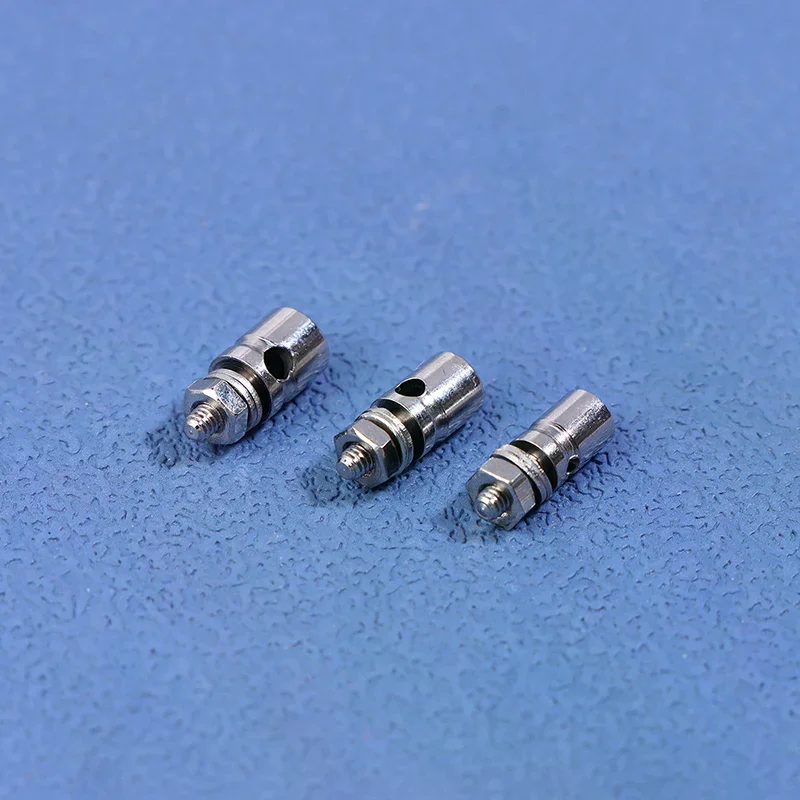 10Pcs RC Airplane Boat Pushrod Metal Linkage Stopper Servo Connectors Adjustable Diameter 2.1MM/1.8MM/1.2MM Helicopter RC Boat