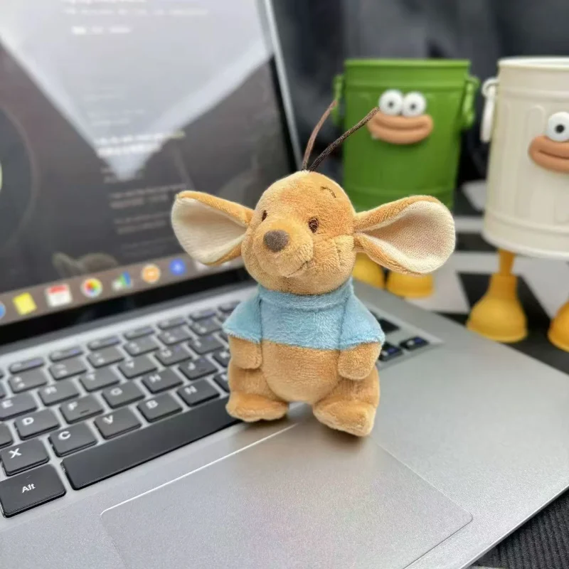 ديزني ويني ذا بوه رو الكنغر المفاتيح لطيف الشيف الزي الأطفال على ظهره سستة الديكور دمية قلادة لصديق هدية