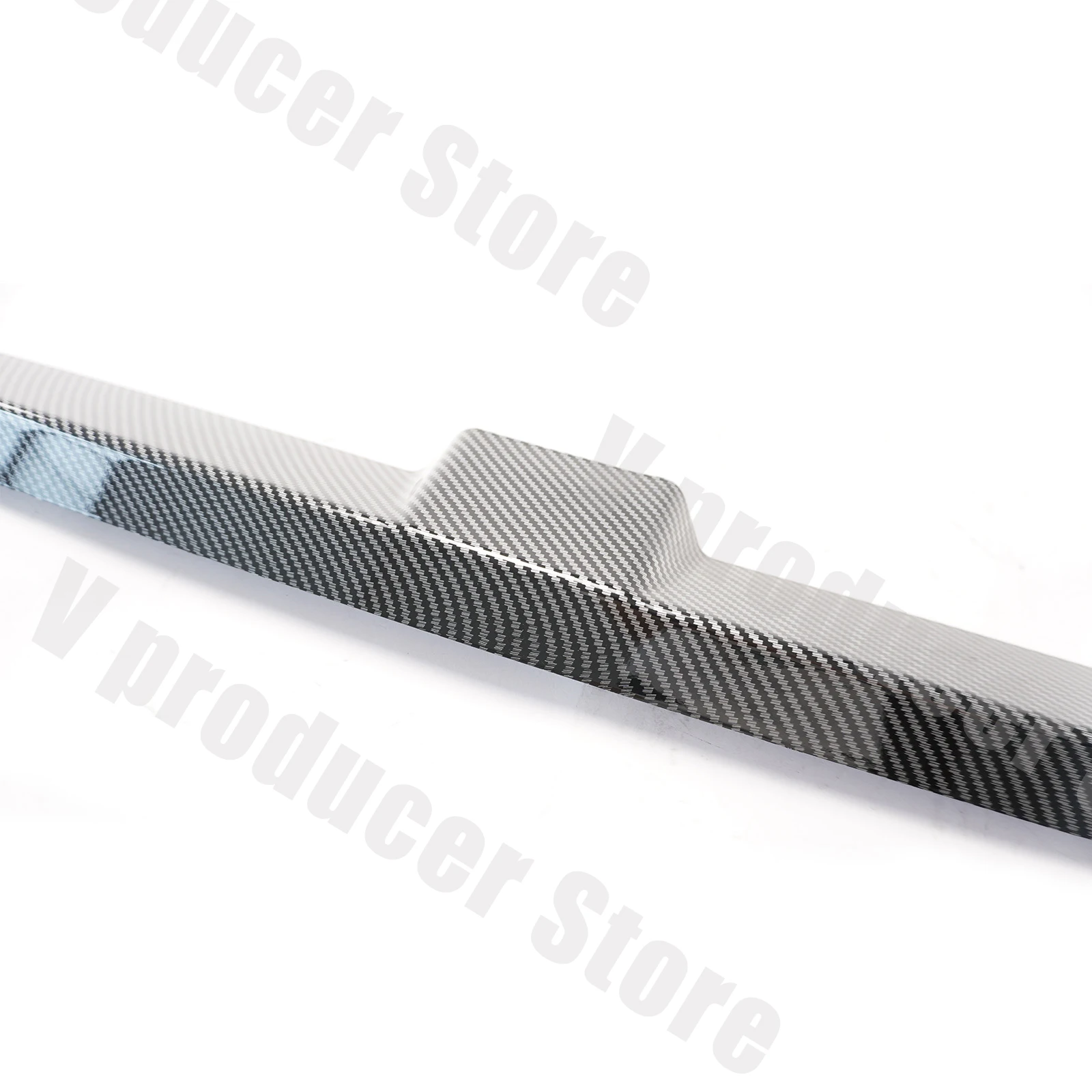 Front Bumper Crash Foam Cover Trim Grille For BMW G80 G81 M3 G82 G83 M4 2021-2024 Glossy Black Carbon Fiber Look