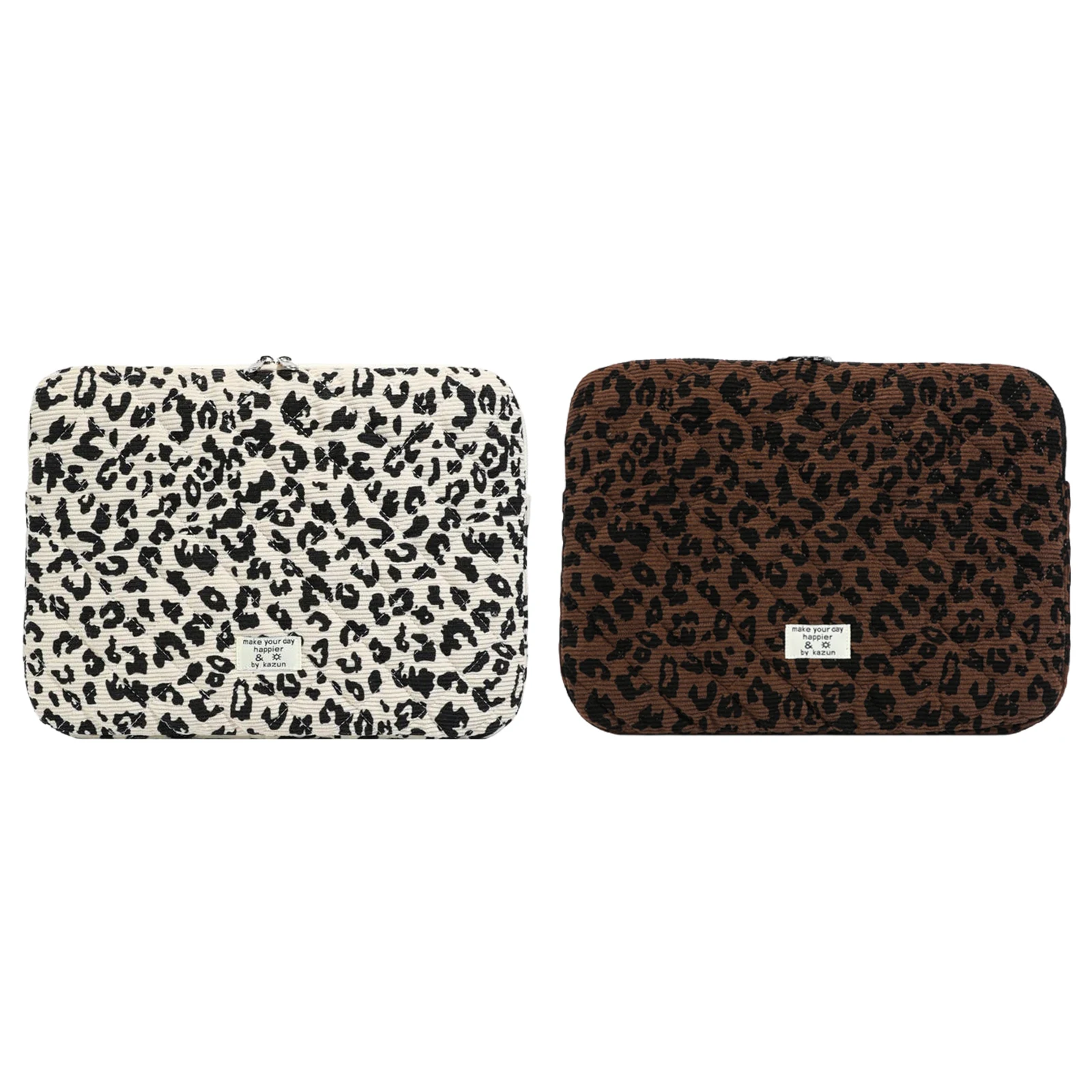 Leopard Print Laptop Carrying Case Computer Bag Computer Carrying Bag Fits 11/13/15 Inch Laptops