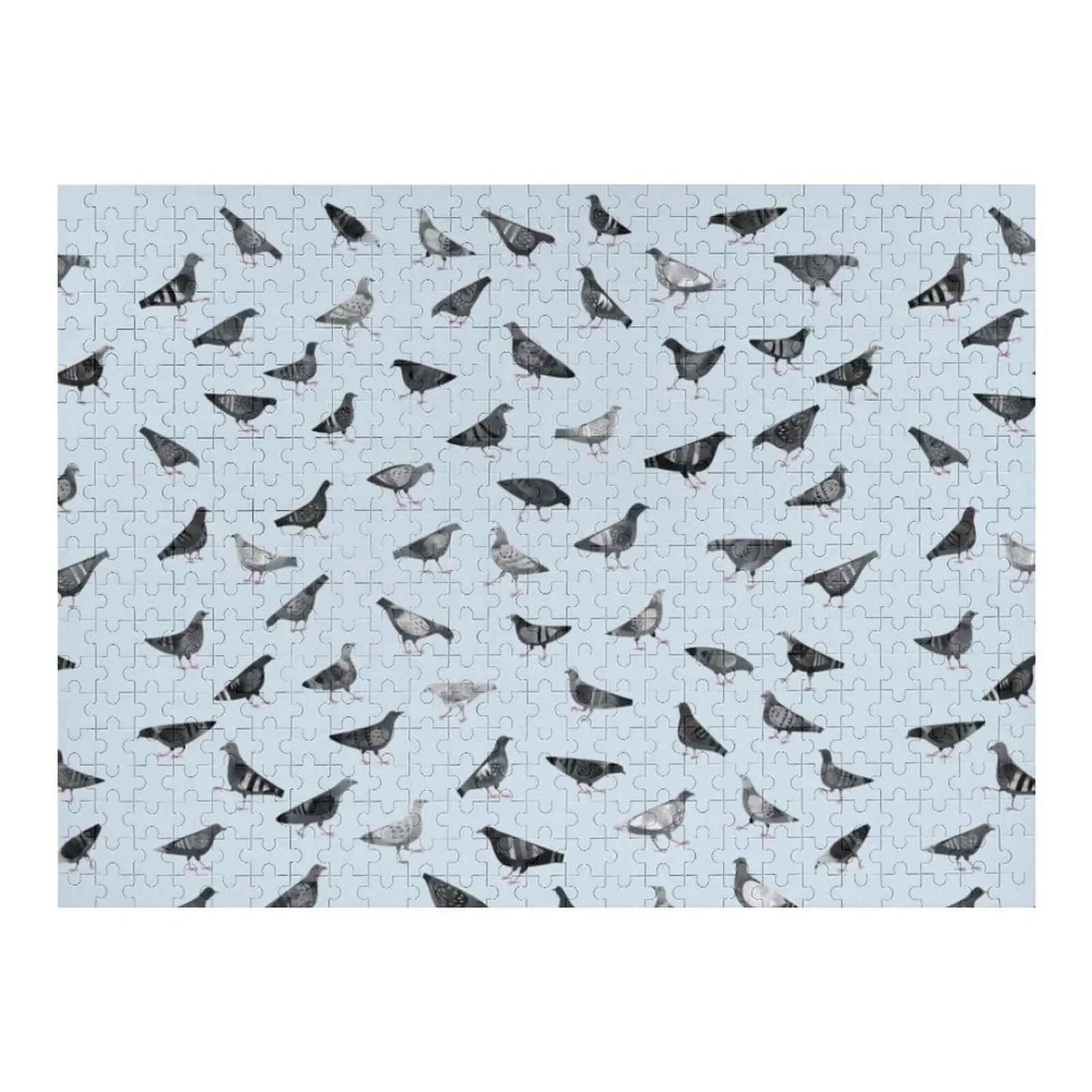 

Pigeons Doing Pigeon Things Jigsaw Puzzle Wooden Decor Paintings Customized Picture Wood Adults Puzzle