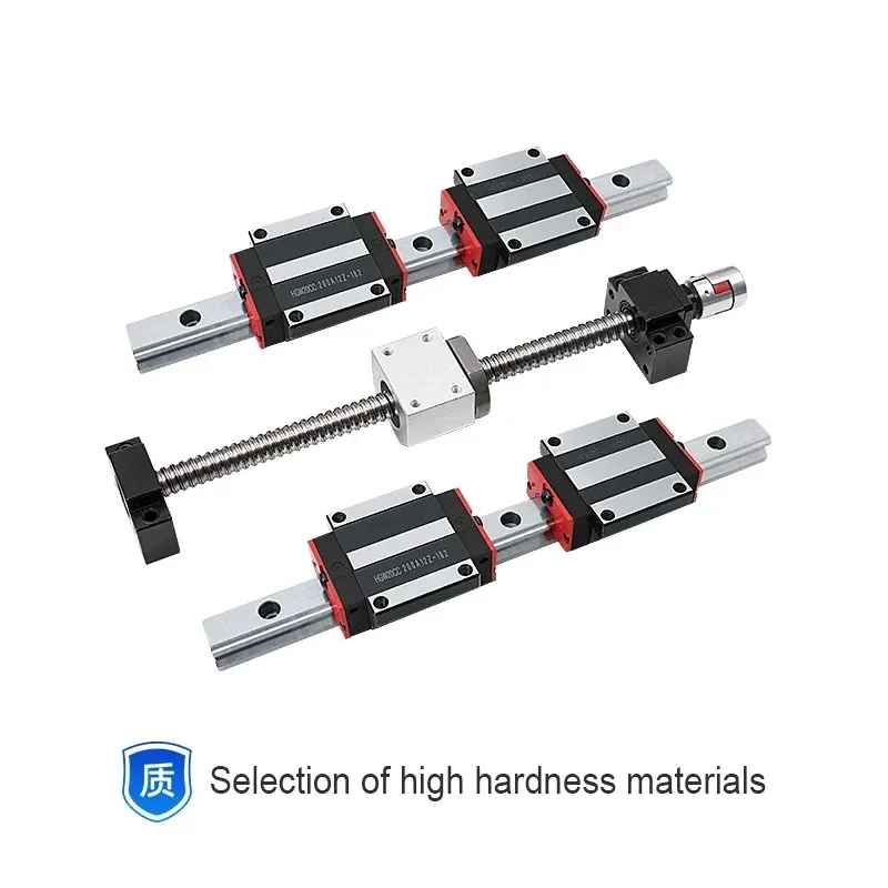 HLTNC CNC router kit 20mm linear rails HGR20 square guide with HGH20CA HGW20CC carriages slides with SFU1605/1610 ball screw kit