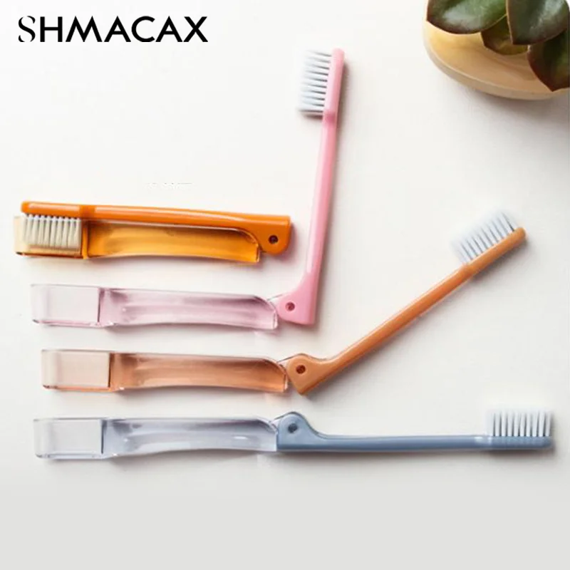 Hygiene Oral Portable Disposable Foldable Travel Camping Toothbrush Hiking Tooth Brush Tooth Cleaning Tools Folding Toothbrush