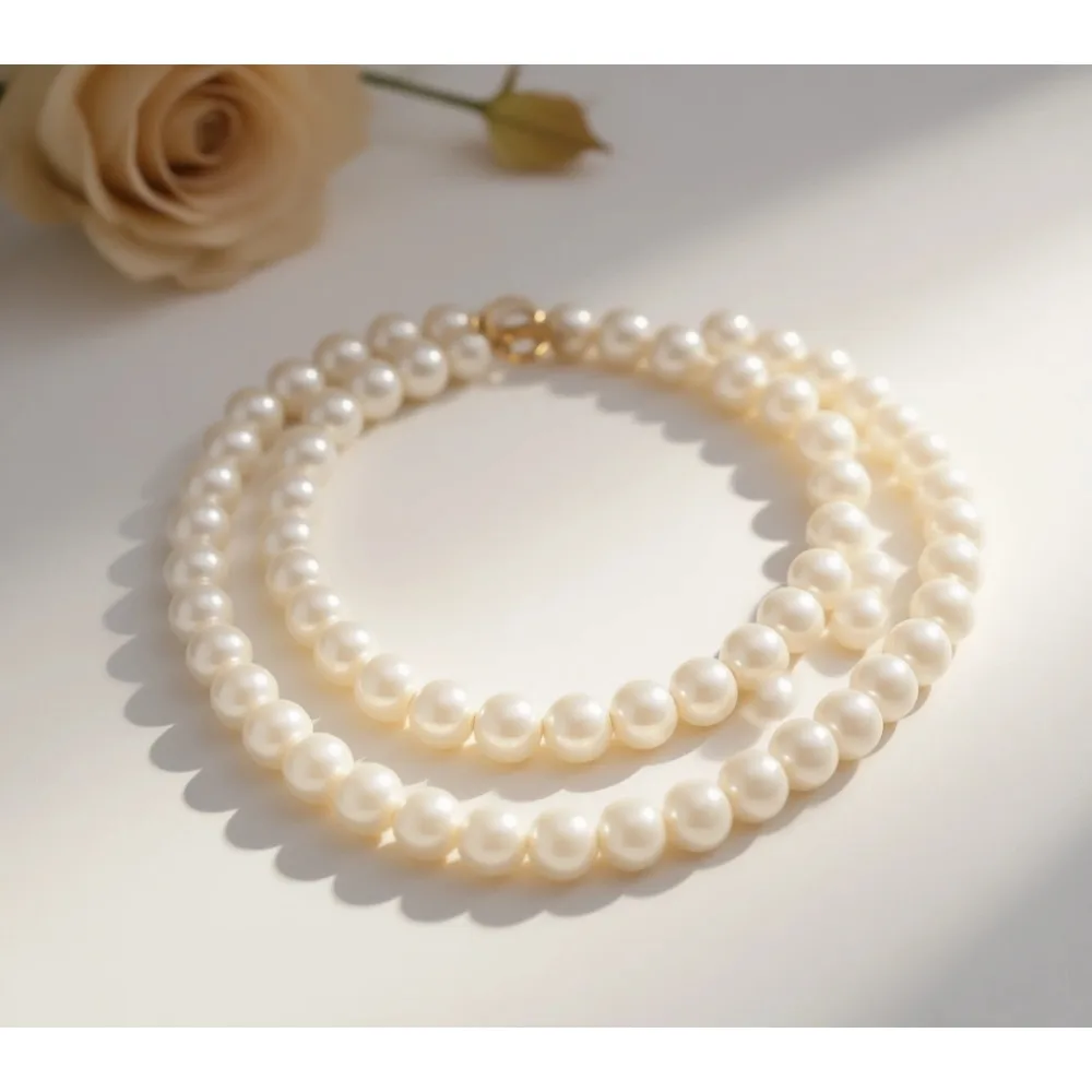 

Колье с имитацией жемчуга в винтажном стиле 20-х годов, многослойное, для вечеринок