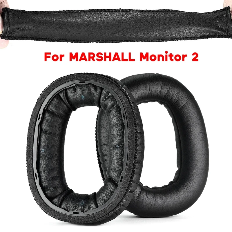 Substituição Ear Pads Memória Esponja Almofada para Monitor 2 ANC Headset Headbeam