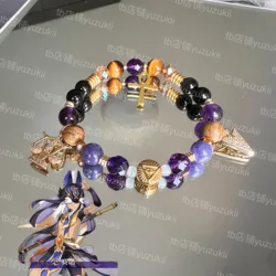 Game Genshin Impact Cyno Cosplay Handmade Bracelets Jewelry Hand Chain Accessories Props Couples Girl Birthday Gift