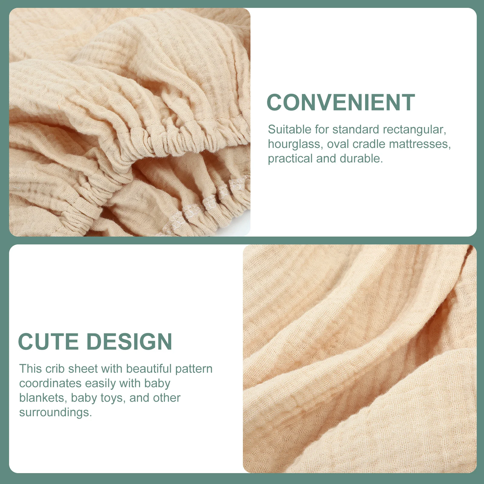 2 قطعة ورقة السرير قابل للغسل انفصال سرير غطاء مرتبة المجهزة مهد الفراش الطفل الوليد حامي غطاء رعاية الرضع