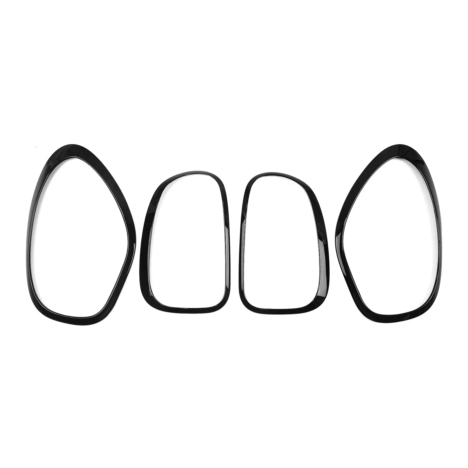 For Mini Cooper R60 Countryman11-16 Gloss Black Headlight Ring Bezel Trim Surround Cover Taillight Frame Trim Kit 51139801573