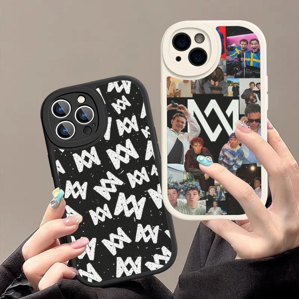 Music Marcus And Martinus Band Phone Case Hard Leather For IPhone 16 15 14 13 12 Mini 11 14 Pro Max Xs X Xr 7 8 Plus Fundas