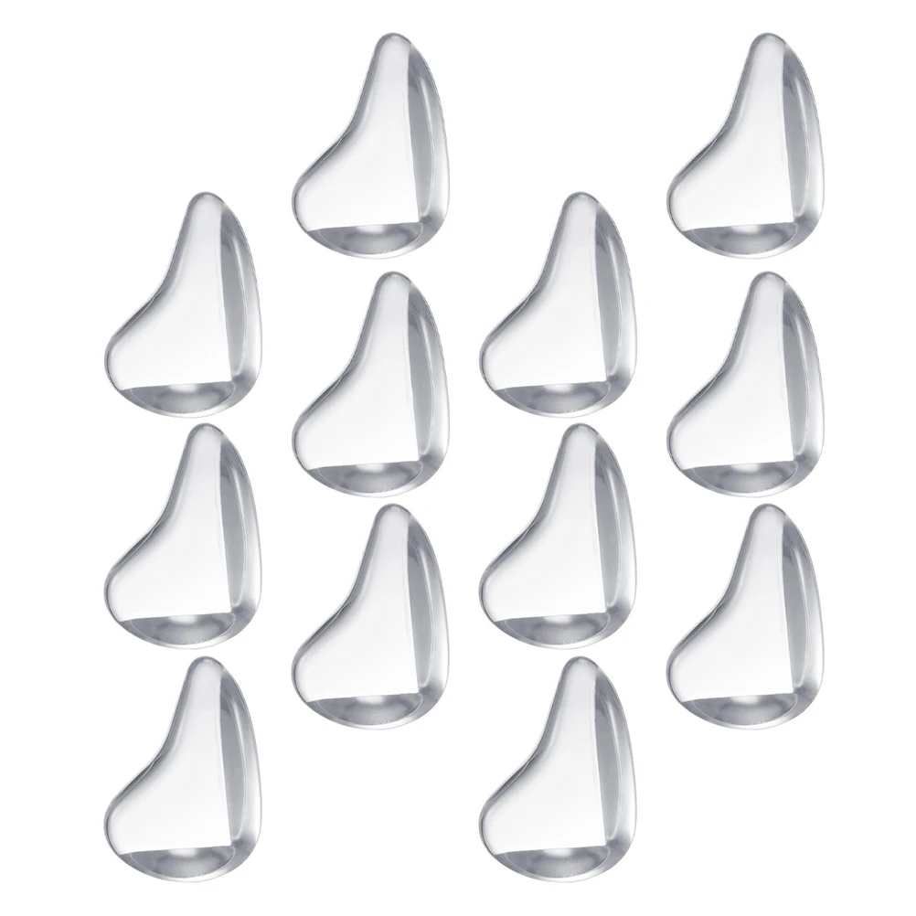 

12 прозрачных защитных уголков для мебели, мягкие уголки для защиты детей, бамперы для мебели, защищающие от ударов