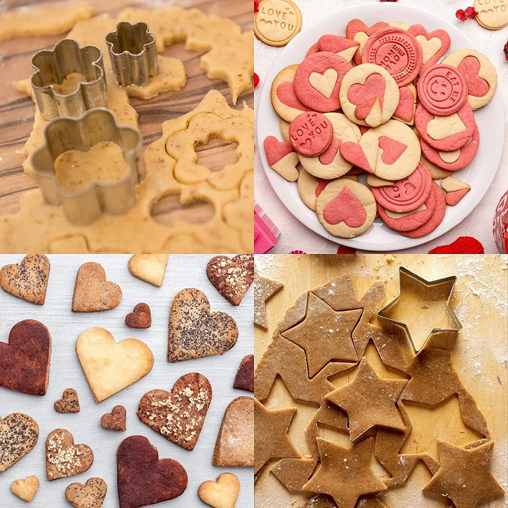 Stainless Steel Polymer Pottery Clay Cutter Tool DIY Ceramic Craft Cutting Mold for Earring Jewelry Pendant Making