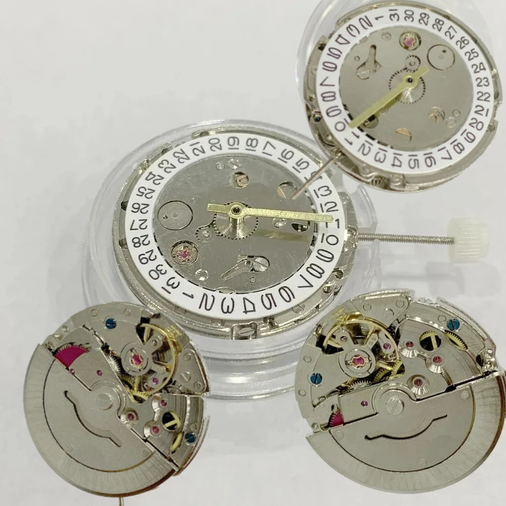 8205 Watch Movement Single Calendar 3 Stitches Metal for 2813 Movement Automatic Machinery Replace 8205 Movement