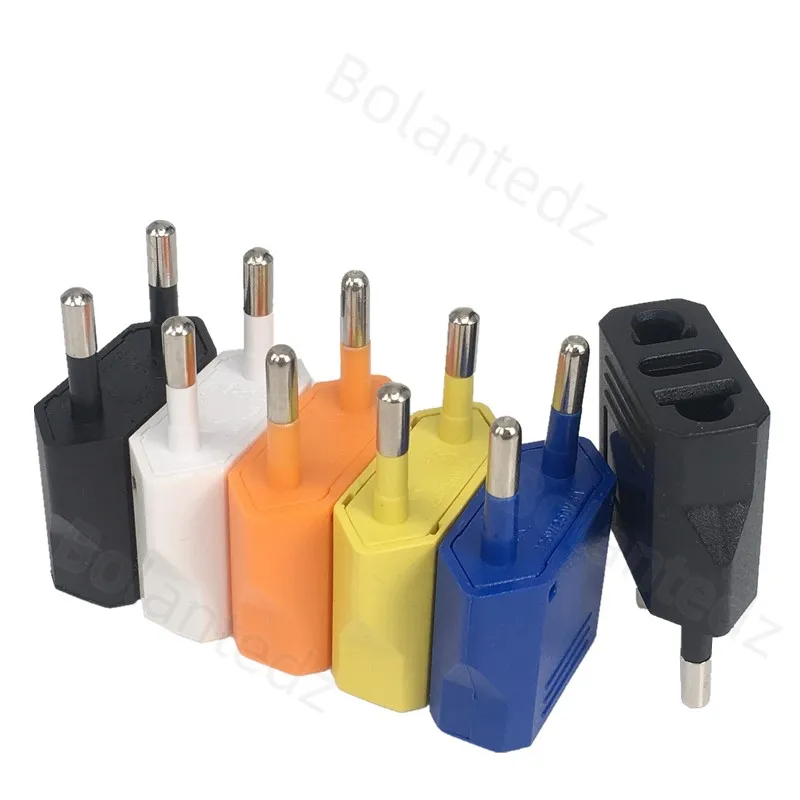 1pcs EU Adapter Travel Converter Adapter American China US To EU Plug Euro Plug electrical Adapter AC Electrical Socket Outlet