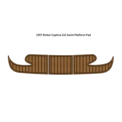 1997 Rinker Captiva 232 Swim Platform Stap Pad Boot Eva Foam Teak Deck Floor Mat