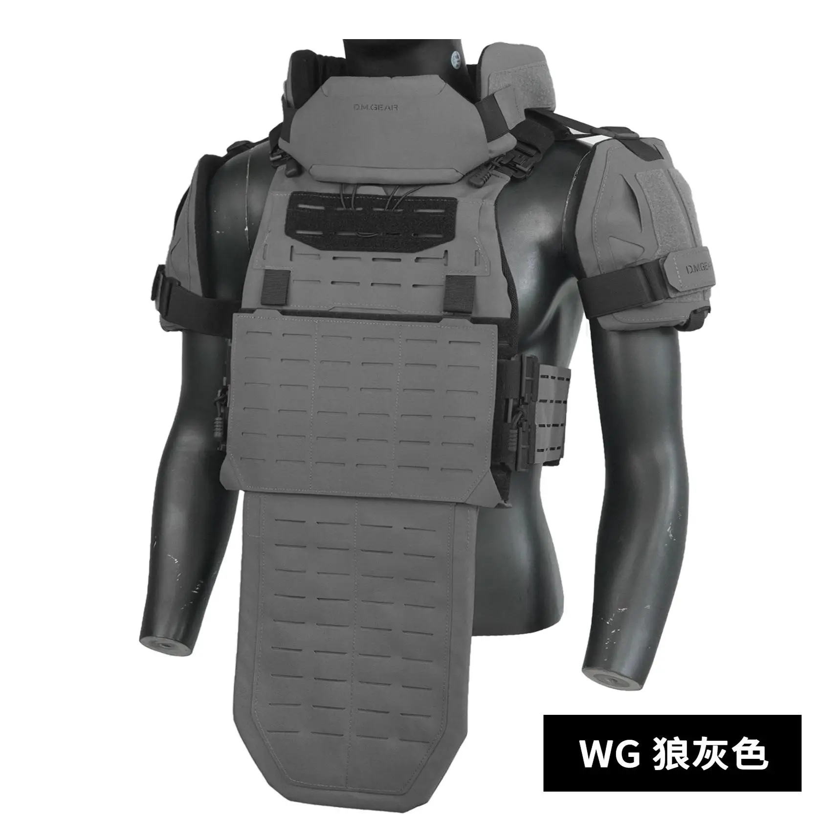 Heavy Armor Tactical Vests Set - Complete Set of Protective Molle Multi-functional Vest - Tactical Equipment