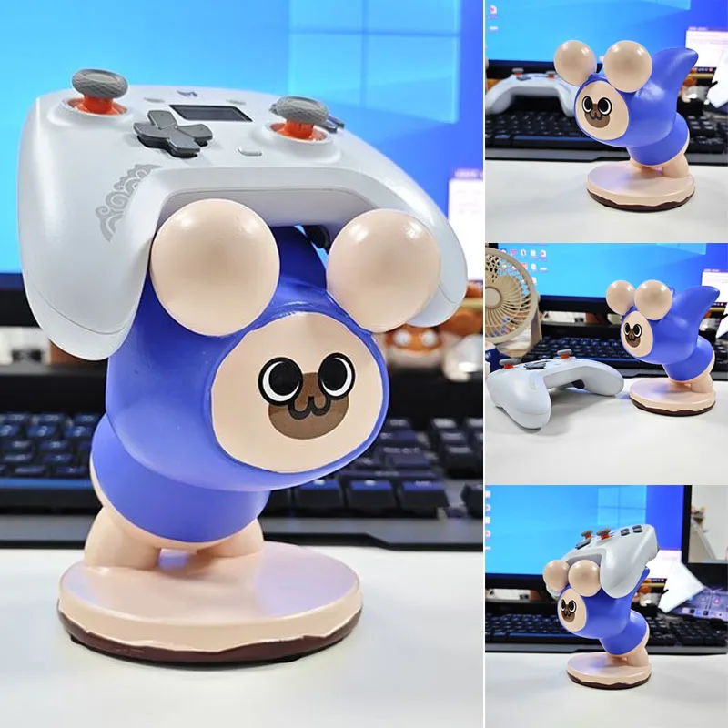 

Monster Hunter Felyne Universal Game Controller Stand Compatible with Xbox/PS4/PS5 Anime Theme Desktop Decor Gaming Accessories