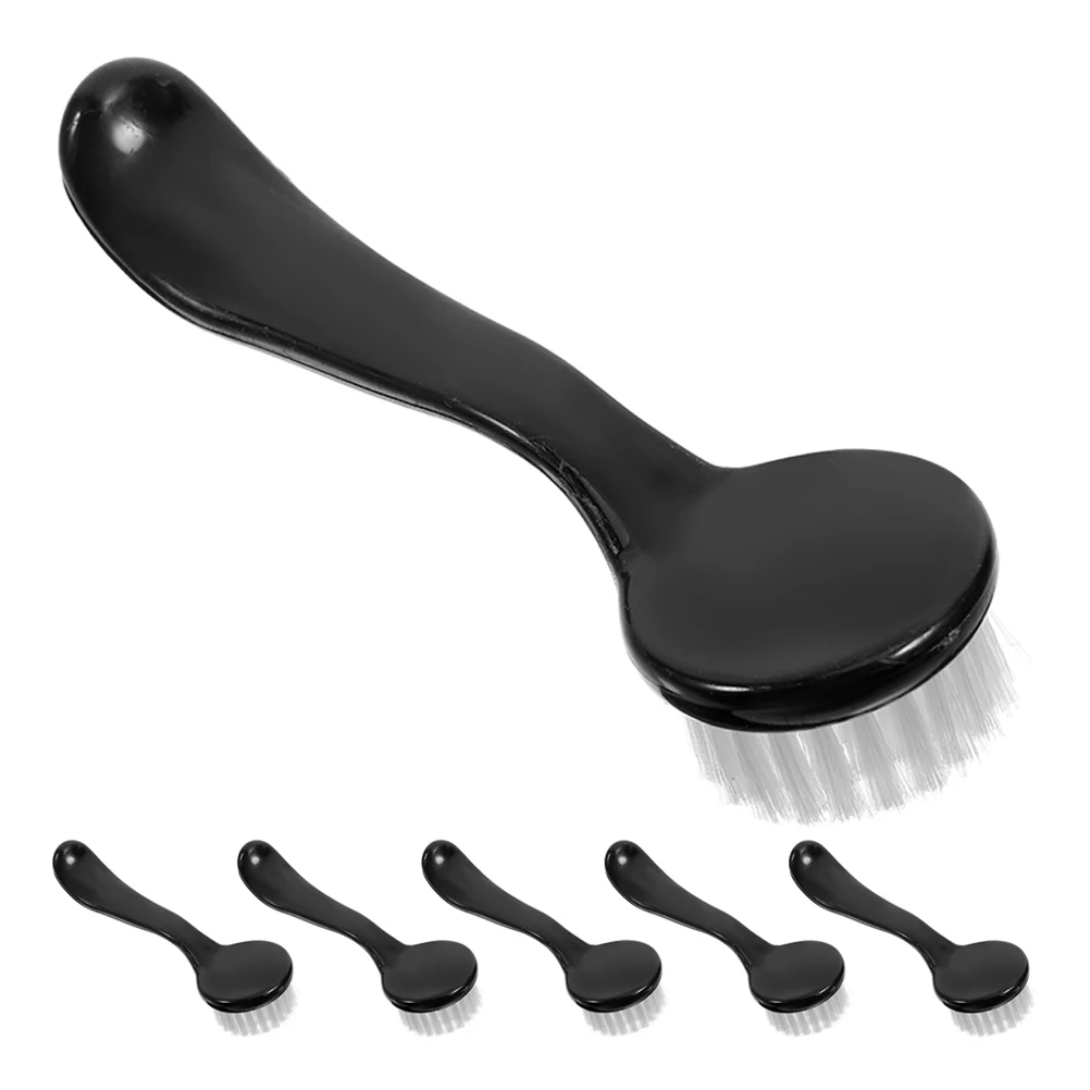 

6 Pcs Dust Cleaning Brush Manual Face Brush Facial Cleansing Tool Exfoliator PVC Makeup Brushes Non Deformable Durable Design