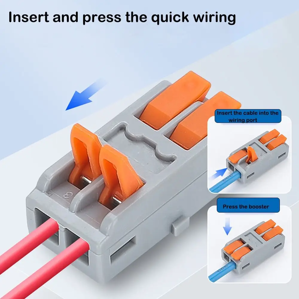 Wire Connector Quick Splitter Mini Splicing Universal Conductor Wiring Cable Terminal Block Electrical Connectors