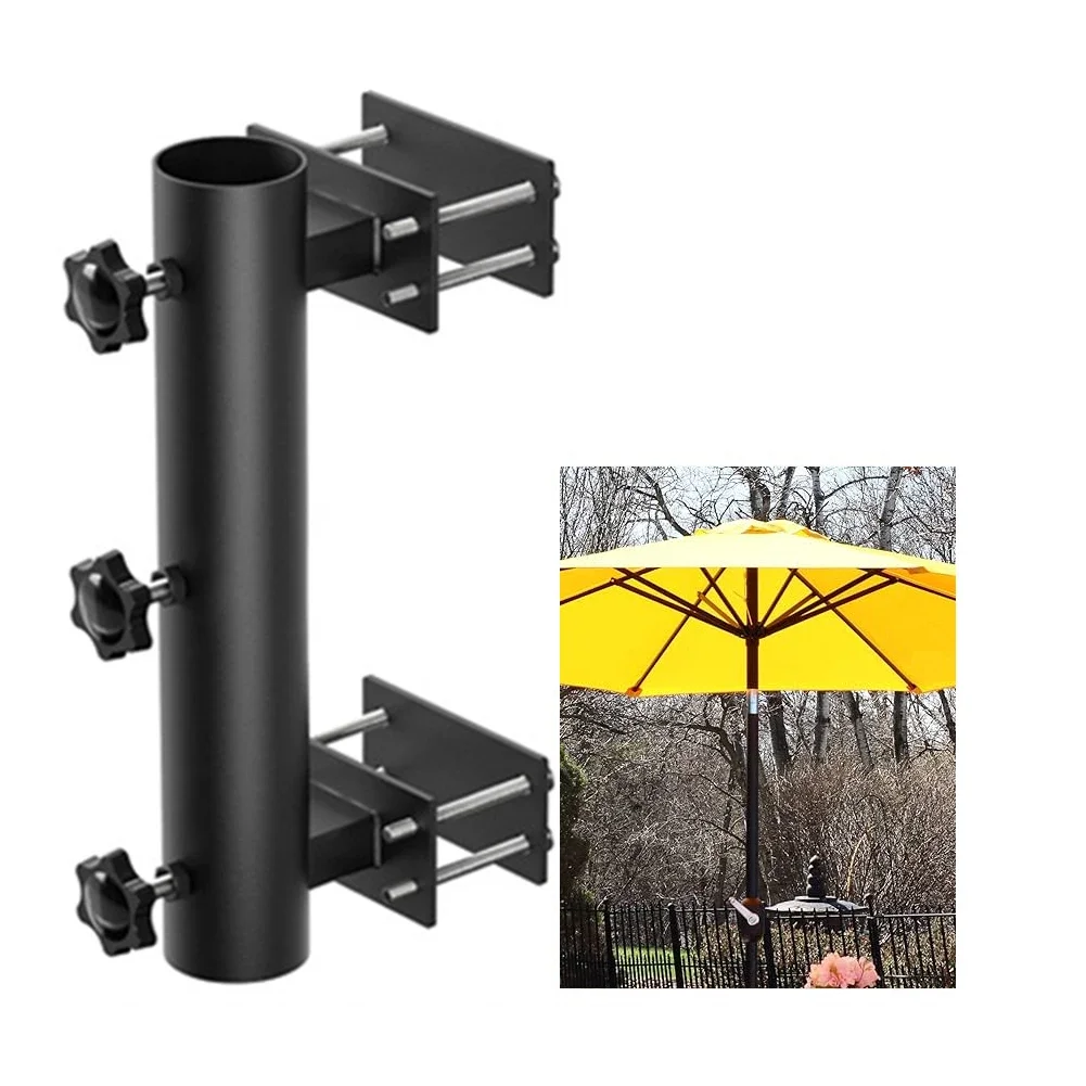 Compact Design Umbrella Holder For Balcony And Garden Umbrella Diameter (23mm-38mm) Heavy Duty Clamp For Secure Support Tools