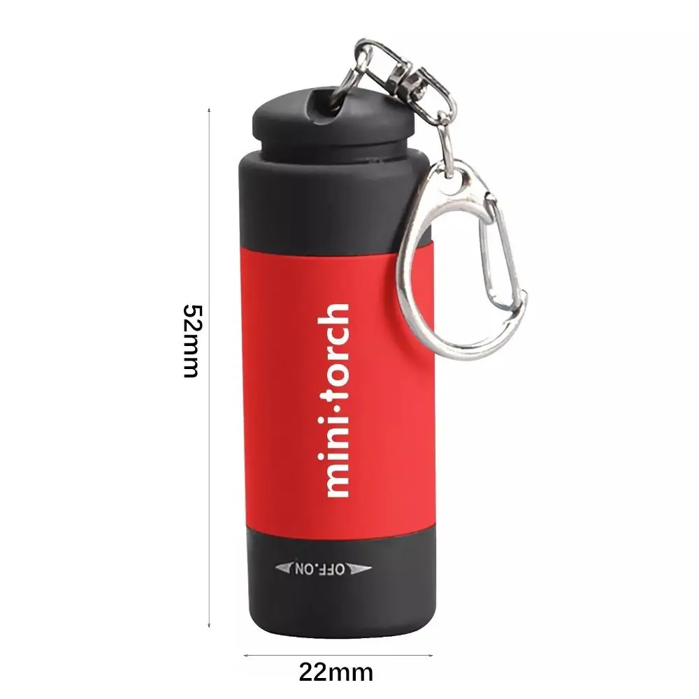 High Quality 25Lum Mini-Torch Keychain Emergency Flashlight Outdoor Camping LED Torch