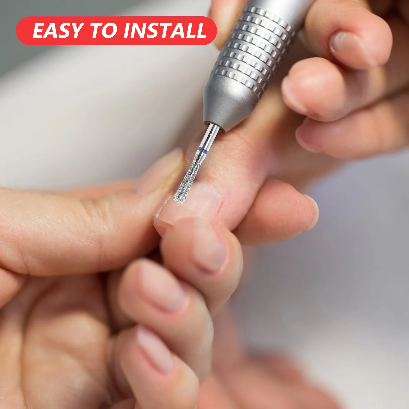 

10Pcs Carbide Nail Drill Bits Set Professional Russian Manicure Cuticle Clean Buffer Polish Tool Home Salon Use