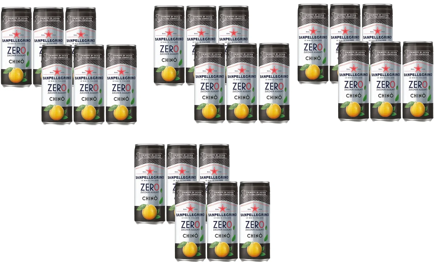 Chinò Zero 330ml kohlensäure haltiges Getränk-San Pellegrino
