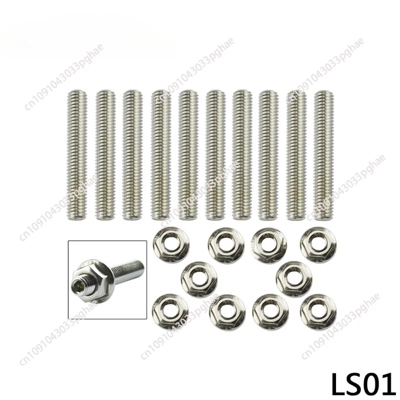 Stainless Steel Exhaust Manifold Bolt Kit for Honda B/C/D/F/H/K Series