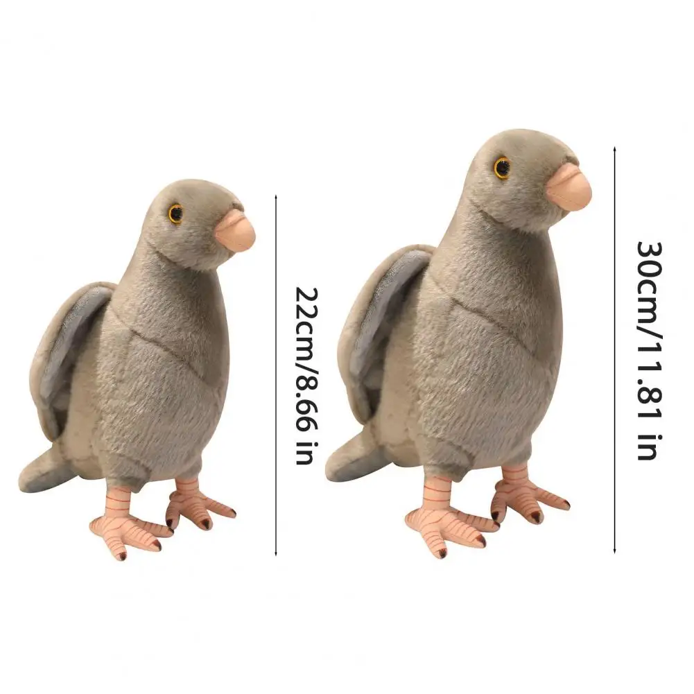 22/30 سنتيمتر محاكاة حمامة ألعاب من نسيج مخملي الاطفال محشوة حمامة دمية الصغار لينة الطيور بلوشي التعليمية ألعاب حيوانات الديكور