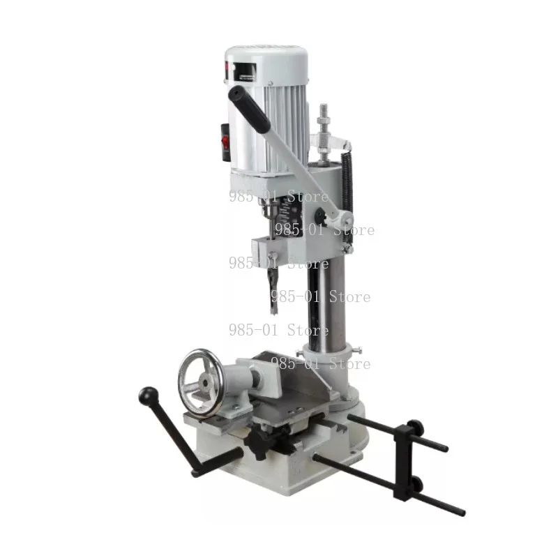 Benchtop MK361A Woodworking Mortise Machine - Tenon Chisel Square Mortise Drilling Machine for Carpenter