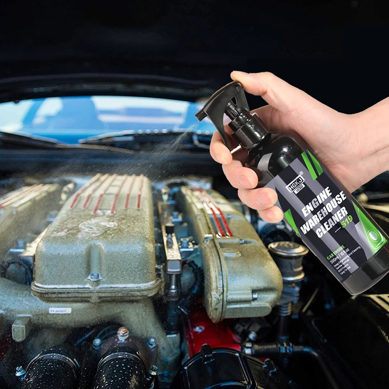 Heavy Duty Engine Bay Cleaner Spray, Auto Engine Compartment Degreaser, Powerful Oil Grease Stain Remover Cleaning Agent For Car