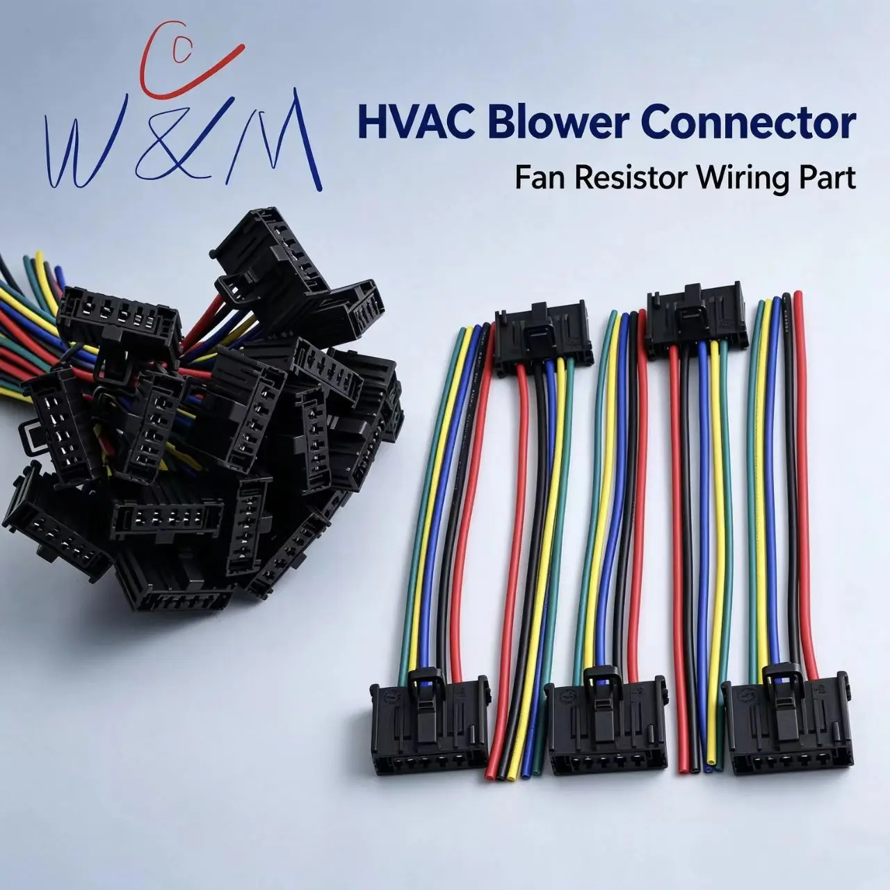 Heater Blower Motor Fan Resistor Wiring Harness Connector Plug Repair Cable for OPEL Vauxhall Corsa D E Adam, OE 95508692