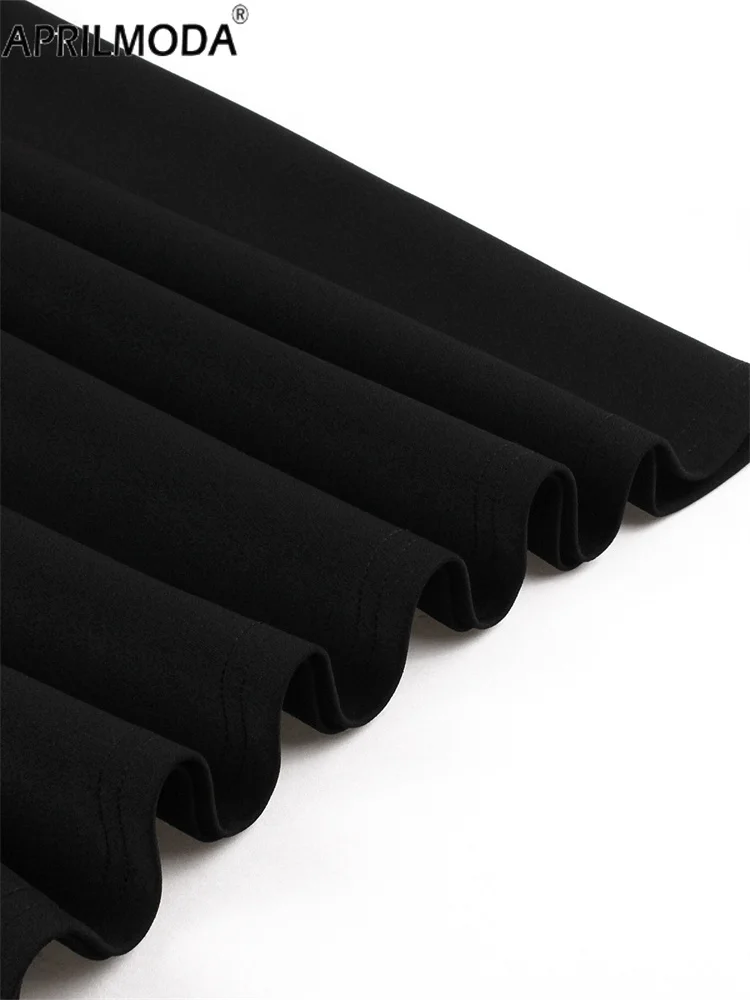 Przezroczysta Czarna Gotycka Krótka Letnia Koszula Elegancka Sukienka Damska Kołnierzyk Patchworkowa Siateczka Lata 50 Retro Vintage Sukienka na Imprezę