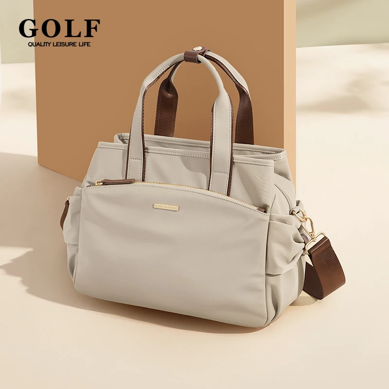 Borsa da donna da GOLF albicocca nuova In borse a secchiello a tracolla per donna borse con manico superiore borse In Nylon moda donna Crossbody 2024