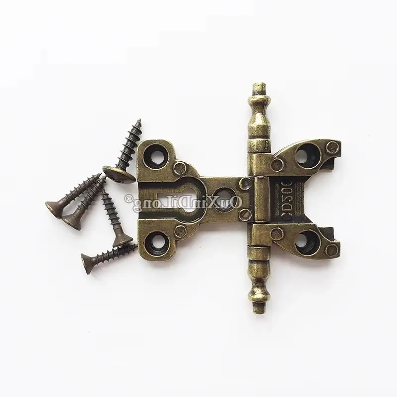 

Европейские антикварные 8 шт., цинковый сплав, головка короны, мебельные петли, шкаф, шкаф, ювелирные изделия, подарочные коробки, деревянные чехлы, петли для шкафа