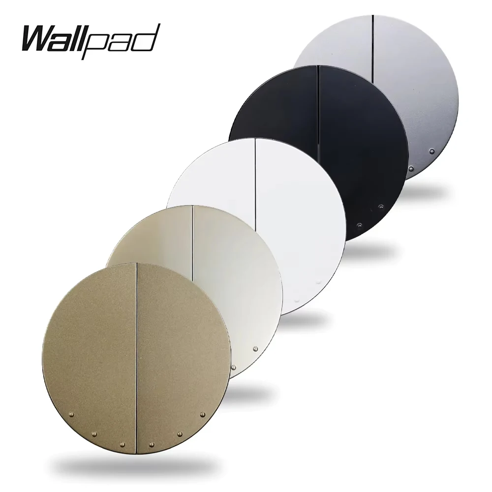 Wallpad L6 Intermediate Crossover Rocker Switch Modular 5 Colors Grey LED Wall Light Power Switch DIY Free Combination