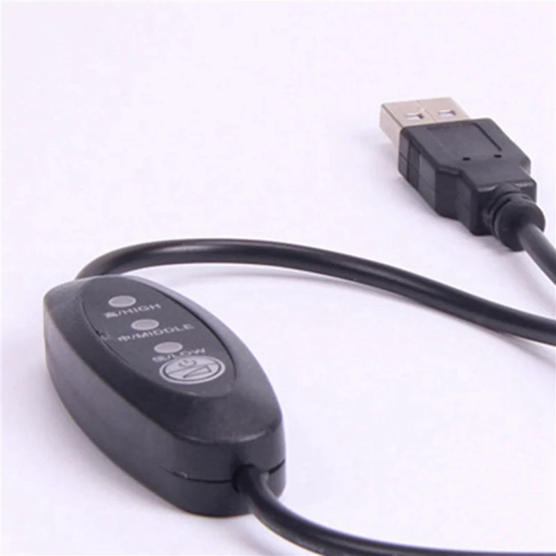 

6X USB 5 В-12 В регулятор температуры нагреватель термостат 3-скоростной регулируемый 24 Вт-Y47A