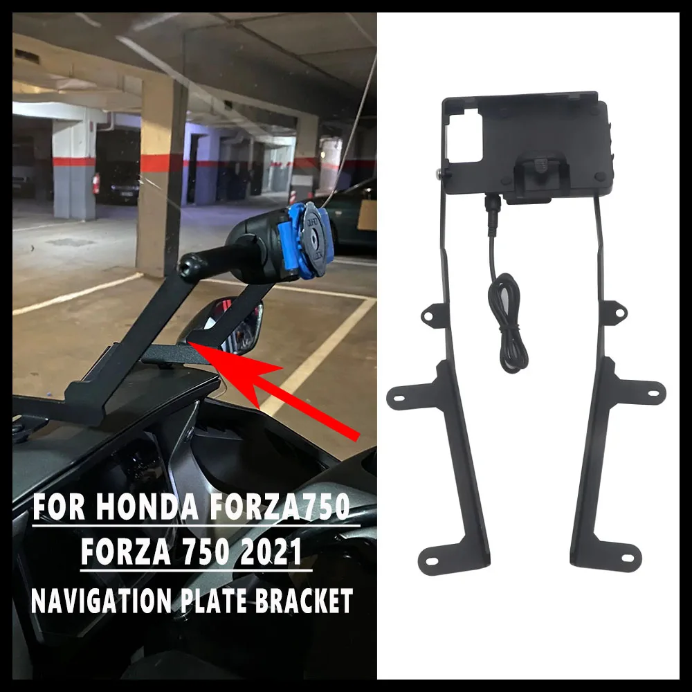 For HONDA FORZA750 Forza 750 2021New Motorcycle windshield Stand Holder Phone Mobile Phone GPS Navigation Plate Bracket Forza750