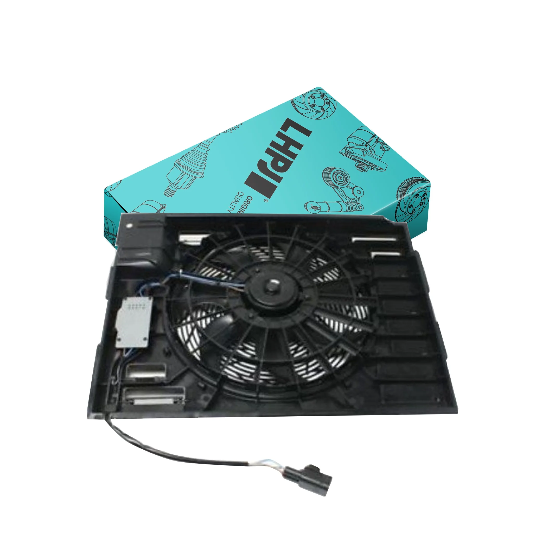 

LHPJ 64546921379 64546921936 64546919046 Вентилятор охлаждения радиатора для BMW E66 400 Вт Автозапчасти Вентилятор радиатора