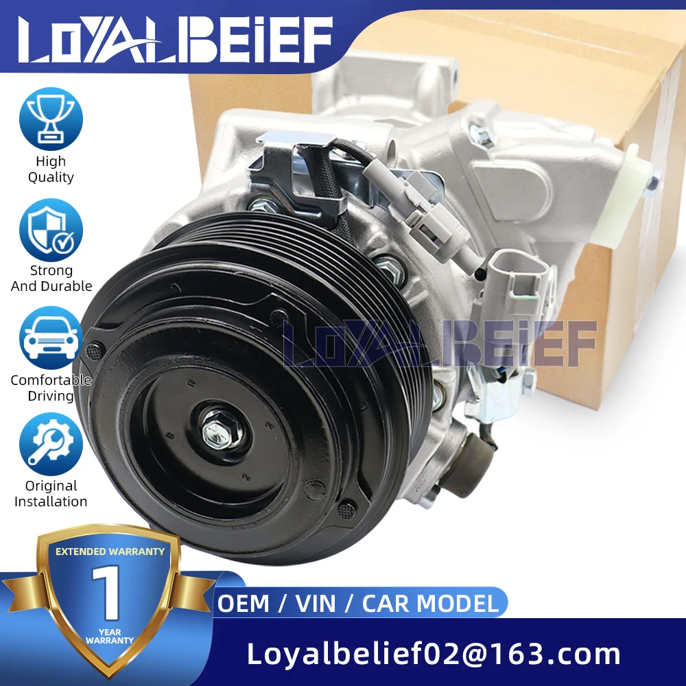AC Compressor For Toyota 2007-2010 Sienna  2006-2012 RAV4 3.5L V6 Venza, ES350 2007-2012  447260-1158, 447260-1216