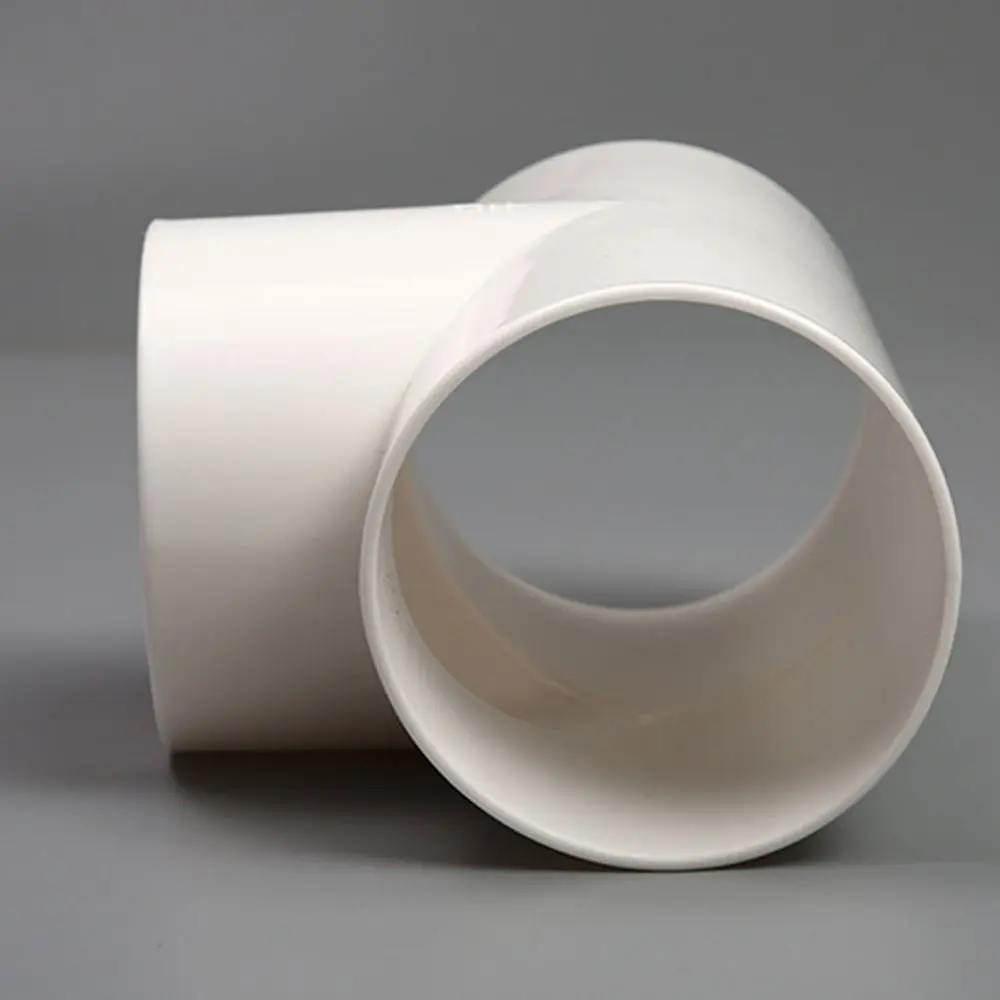 المحمولة بولي كلوريد الفينيل موصل قناة العادم T/Y شكل 100/150/200 مللي متر أنبوب التهوية السريعة المشتركة الفاصل موصل المنزل