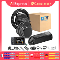 Tongsheng 250W 500W 750W 1000W TSDZ2B TSDZ8 Ebike kit 36V 48V  Engine Torque Sensor Mid Motor With Ebike Lithium 25Ah Battery