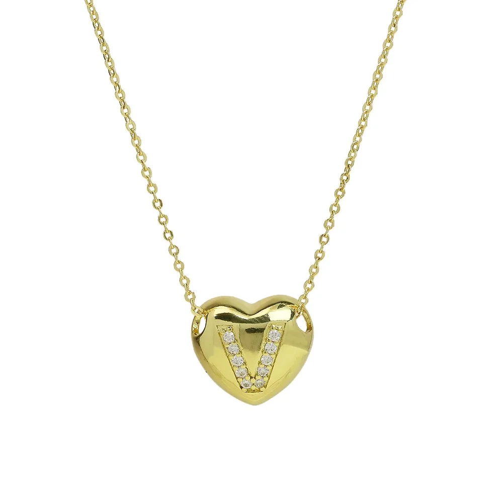 

2025 New Luxury Love Letter Pendant, High-end Gold Necklace, Fashionable and Versatile