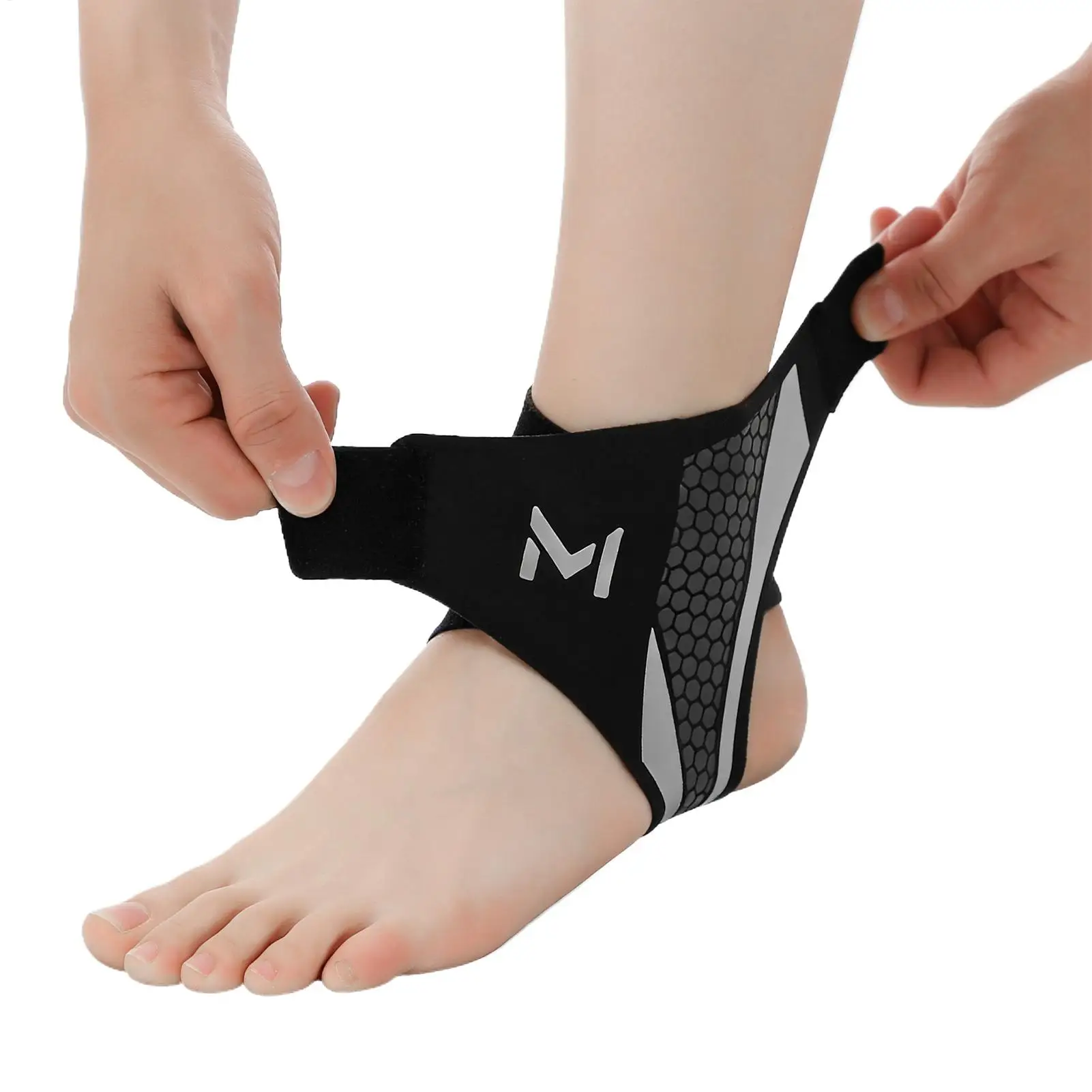 Ankle Sleeve Breathable Sports Sleeve Foot Brace Ankle Support Strap for Exercise Fitness Walking Running Hiking Cycling Skating - Image 4