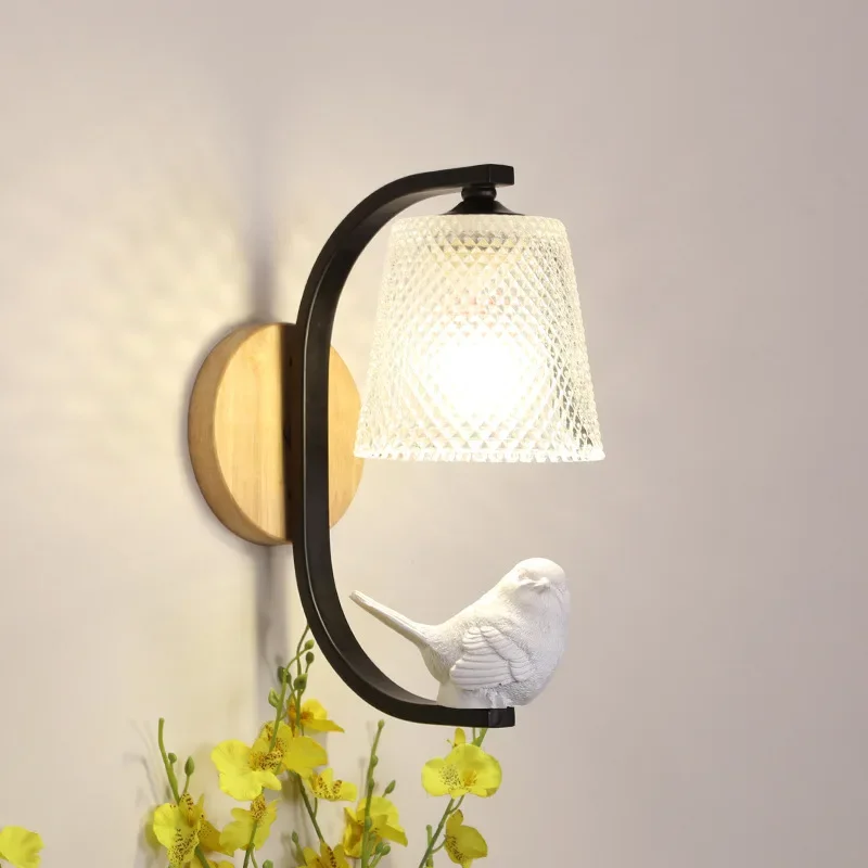 

Nordic Bird Lamp Sconce Wall Light Bedroom Modern Lights for Home Deco Indoor Lighting Living Room s Led