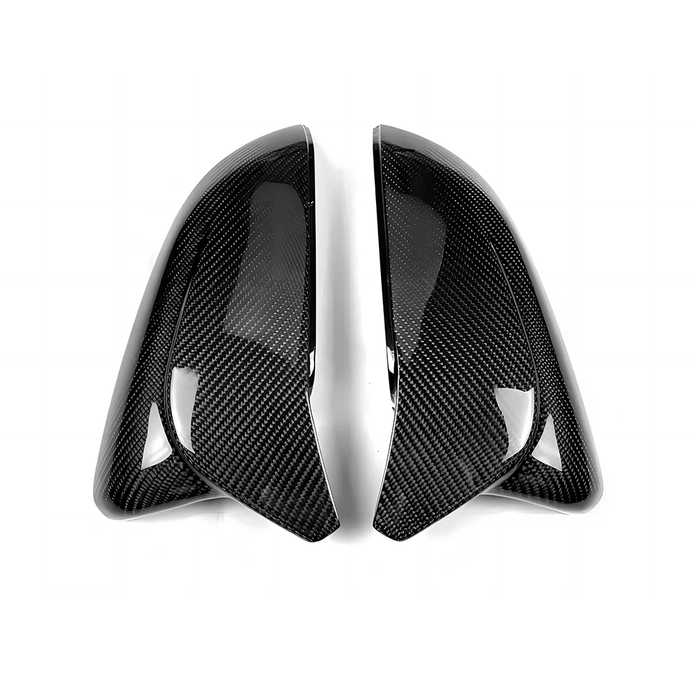 

Replacement Rearview Side Mirror Covers Cap For 17-21 Honda Civic FC1 10th Gen KS Style Carbon Fiber Casing Shell