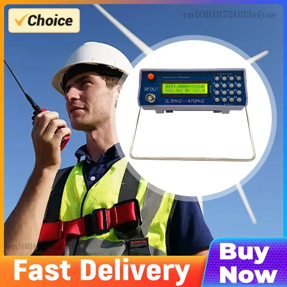 

0.5MHz-470MHz Frequency Meter Tester W/ CTCSS Function Frequency Signal Source Signal Generator for FM Radio Walkie-Talkie Debug