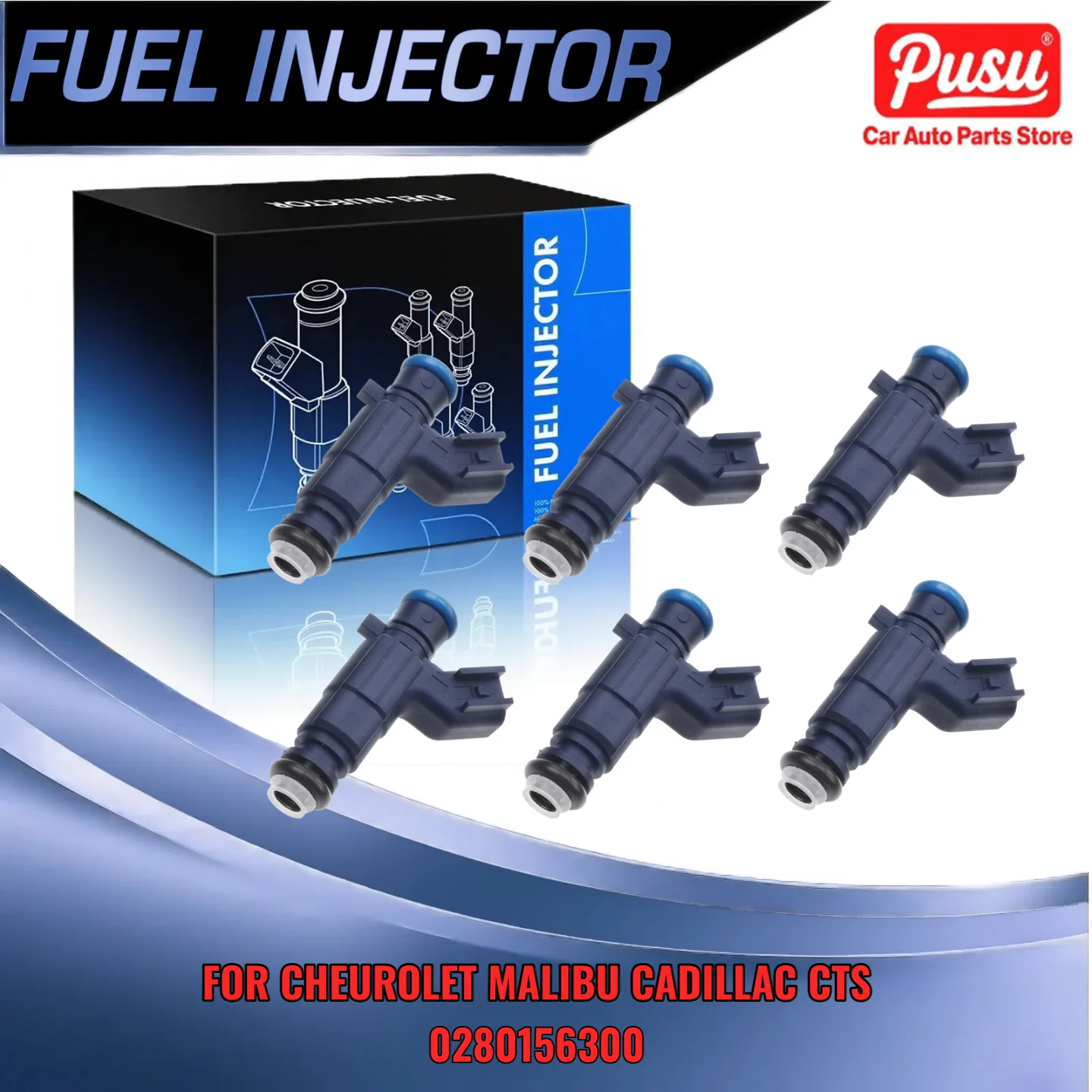 

For Chevy Malibu Cadillac CTS SRX Pontiac G8 6PCS Fuel Injector Set 3 6L